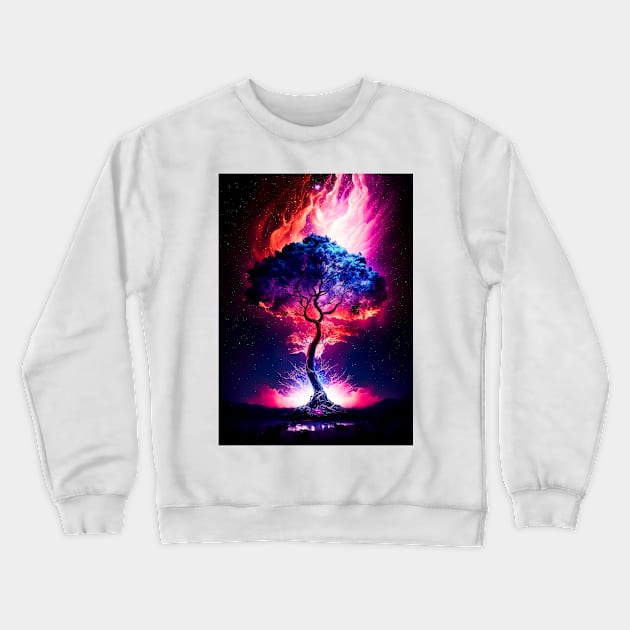 Chaotic Wonders, Cosmic Spells Crewneck Sweatshirt by James Garcia